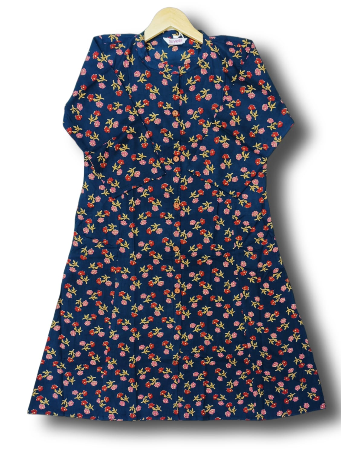 PRINTED COTTON A-LINE KURTI